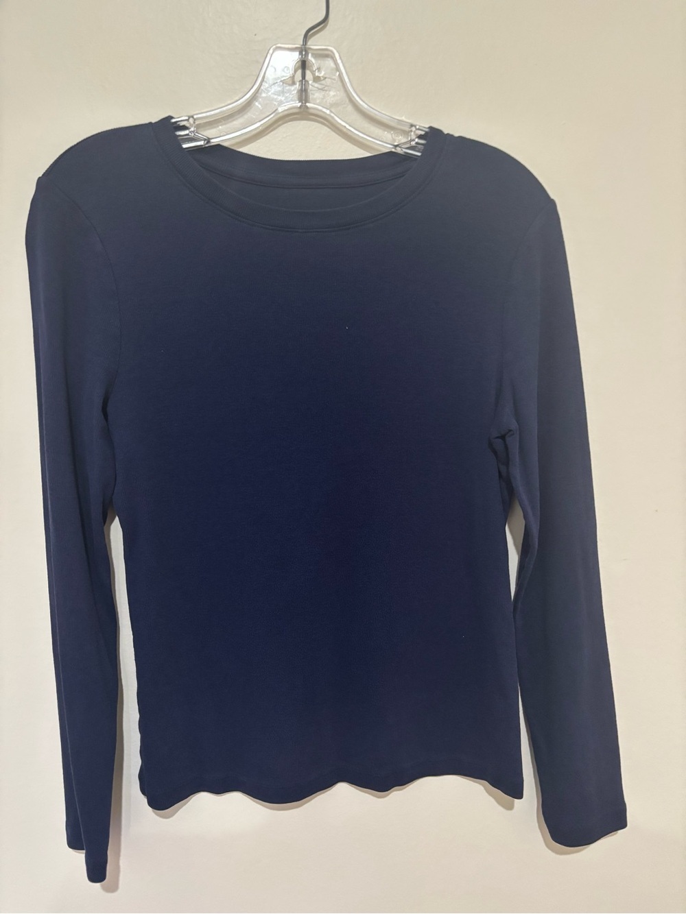 A New Day Classic Navy Long-Sleeve Women's Top